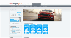 Desktop Screenshot of ir.avisbudgetgroup.com